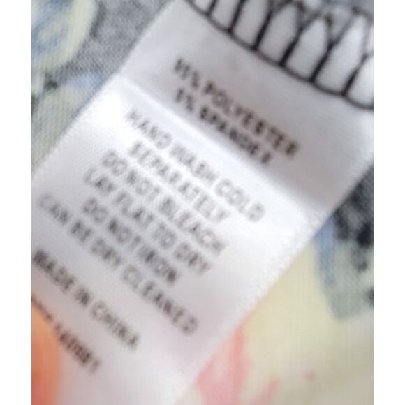 NWT Unique‎ Vintage Floral Black Pink Rose Stretch Spring Dress Womens XS/2 - Picture 9 of 9